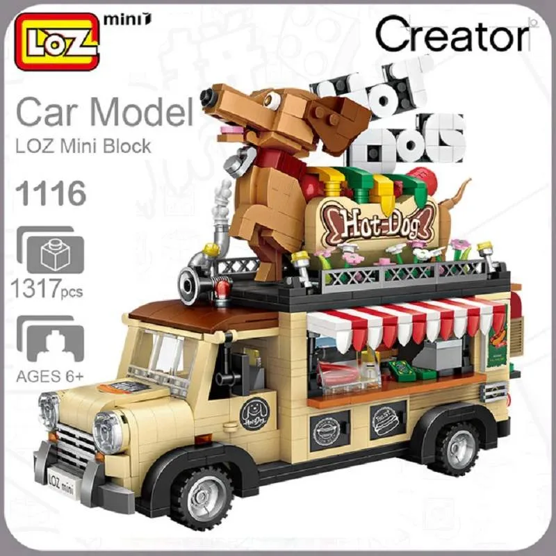 LOZ Camion Fast Food Hot Dog (LOZ-1116) - prix | Brick Broker