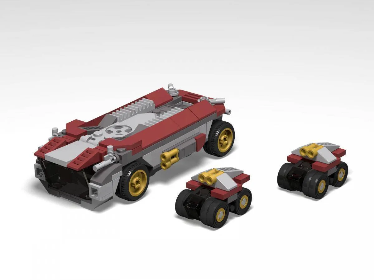 BlueBrixx Base principale Mars - Véhicule tout-terrain avec transporteur de troupes (BB-101885) - prix | Brick Broker