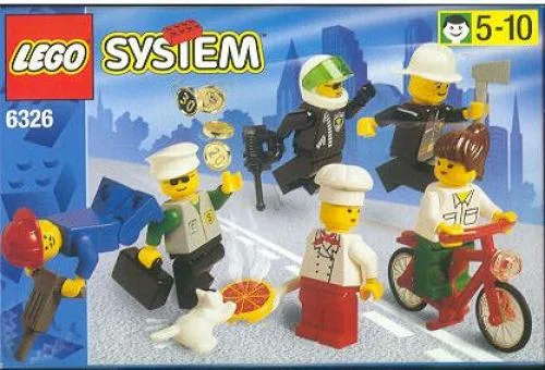 LEGO 6326 Habitants de la ville - prix et où acheter | Brick Broker