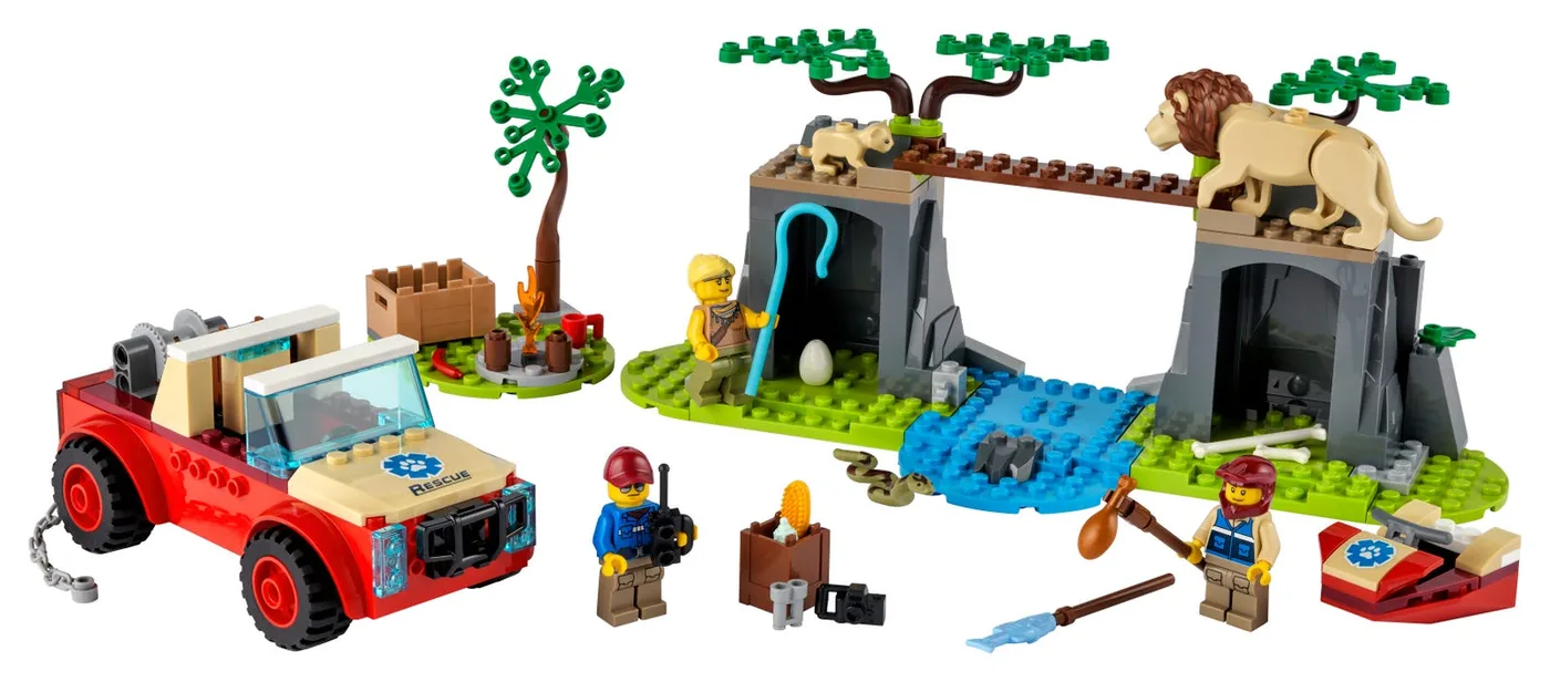 LEGO 60301 Véhicule tout-terrain de sauvetage de la faune - prix | Brick Broker