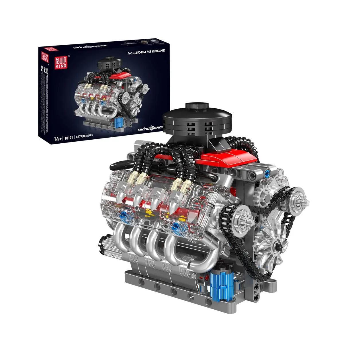 Mould King Moteur V8 LSX454 (MOU-10171) - prix | Brick Broker