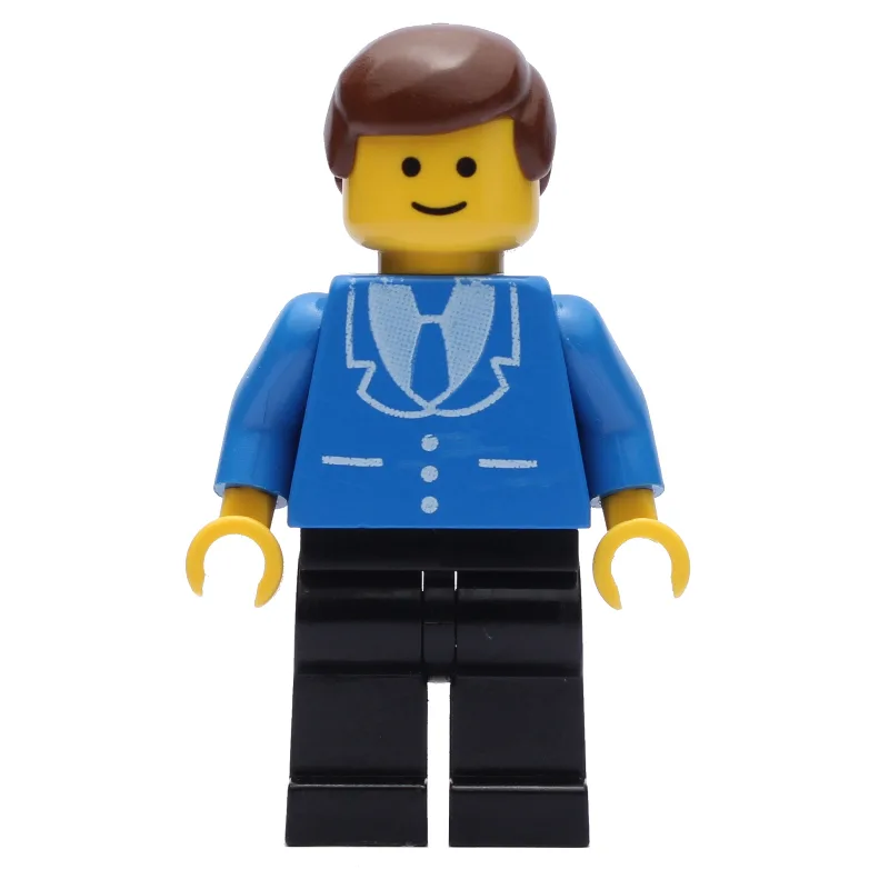 Man - Blue Jacket, Black Legs — dans quels sets LEGO ? (fig-004834) | Brick Broker
