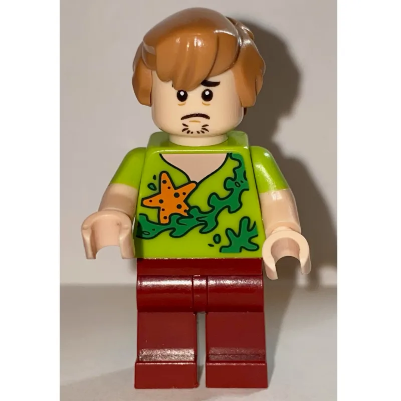 Shaggy Rogers with Starfish and Seaweed on Sh… — minifigurine LEGO | Brick Broker