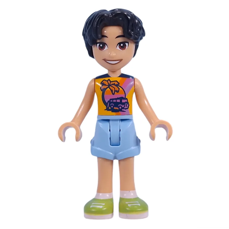 Niko - Bright Light Orange Shirt, Bright Ligh… — minifigurine LEGO | Brick Broker