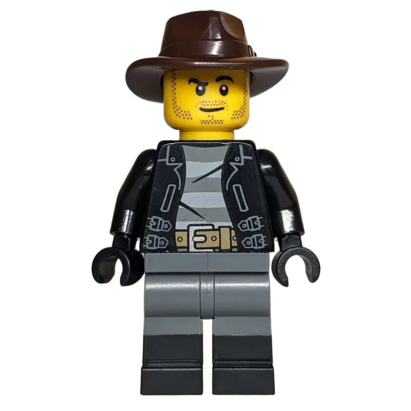 Robber, Black Torso, Dark Bluish Grey Legs, D… — minifigurine LEGO | Brick Broker