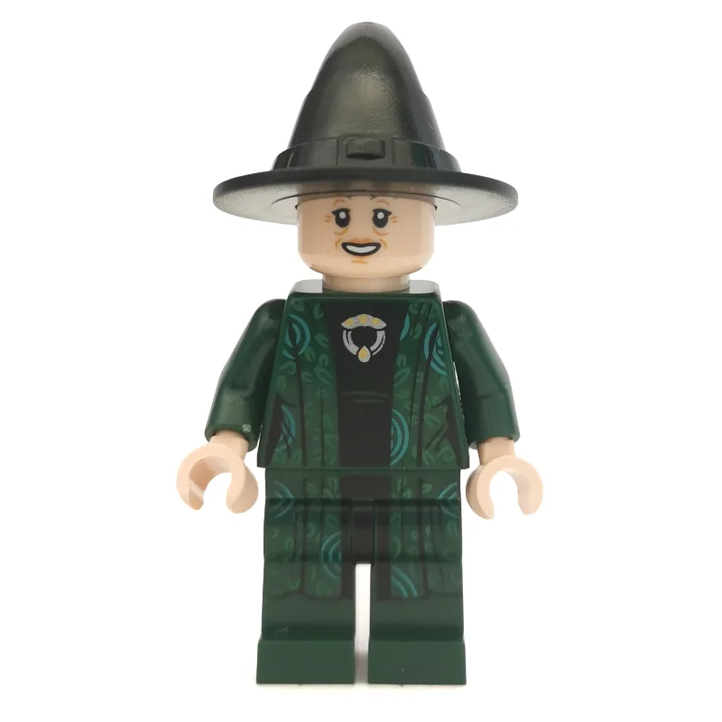 Professor Minerva McGonagall, Dark Green Robe… — minifigurine LEGO | Brick Broker