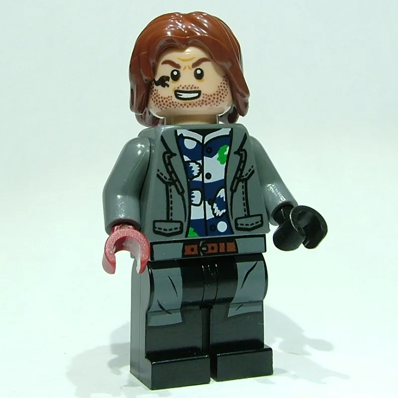 Rainn DeLaCourt - Dark Bluish Gray Jacket, Wh… — minifigurine LEGO | Brick Broker