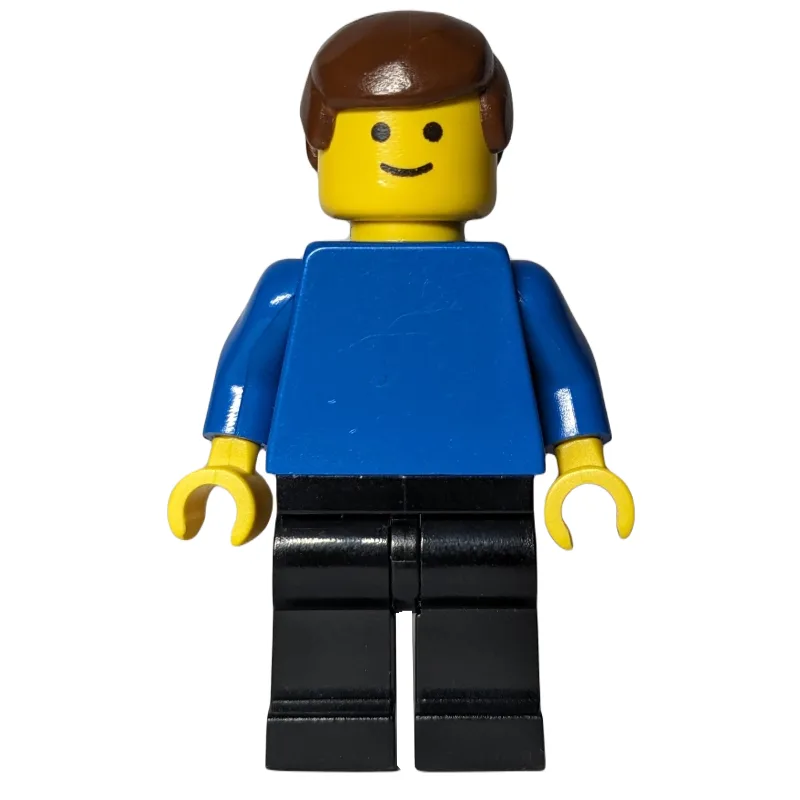 Man - Blue Torso, Black Legs — dans quels sets LEGO ? (fig-004387) | Brick Broker