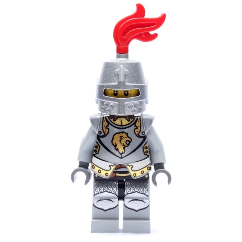 Lion Knight, Armour, Helmet with Red Plume (F… — minifigurine LEGO | Brick Broker