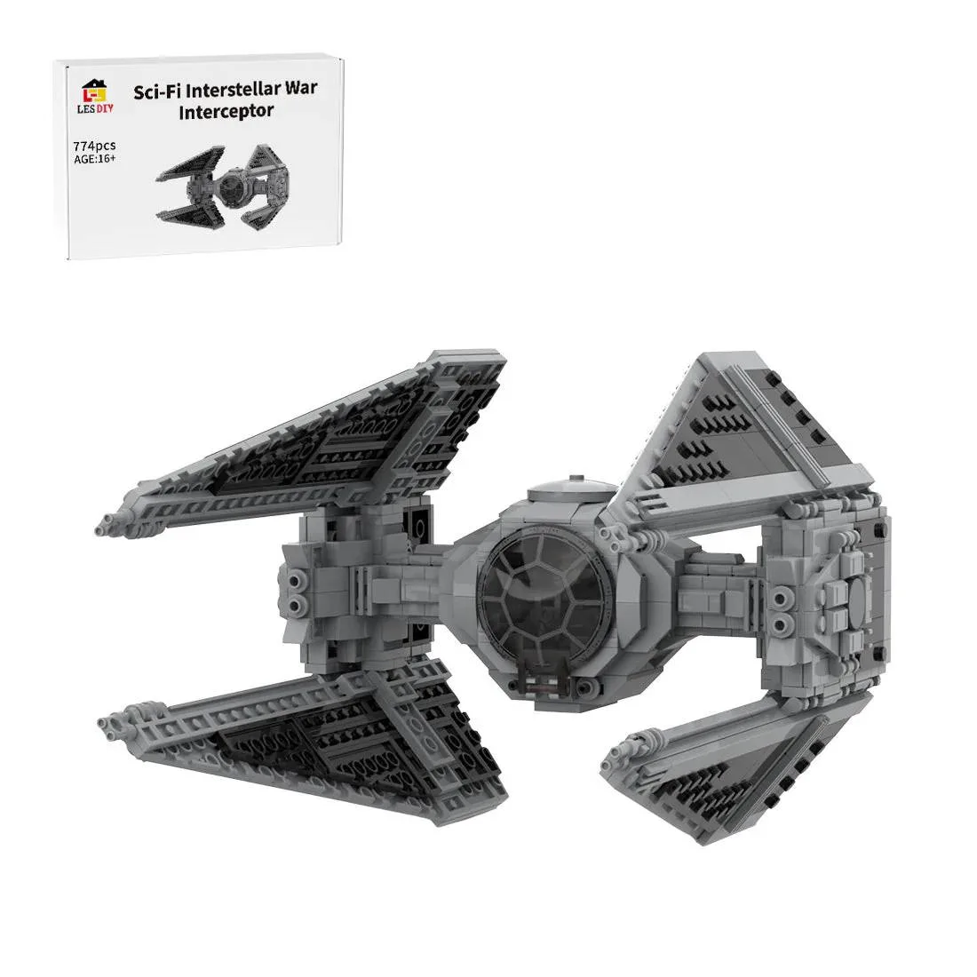 LesDiy Interceptor de guerre interstellaire (LESDIY-3502061) - prix | Brick Broker