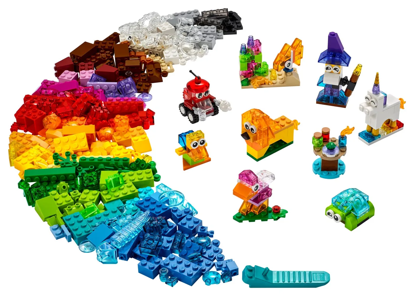 LEGO 11013 Briques transparentes créatives - prix | Brick Broker