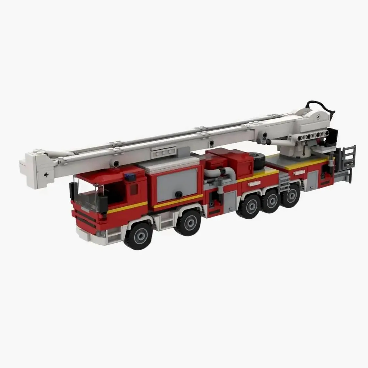 BlueBrixx Grande plateforme articulée de la brigade de pompiers (BB-107597) - prix | Brick Broker