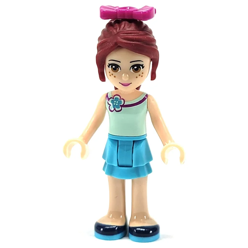 Mia - Light Aqua Top, Medium Azure Skirt — minifigurine LEGO | Brick Broker