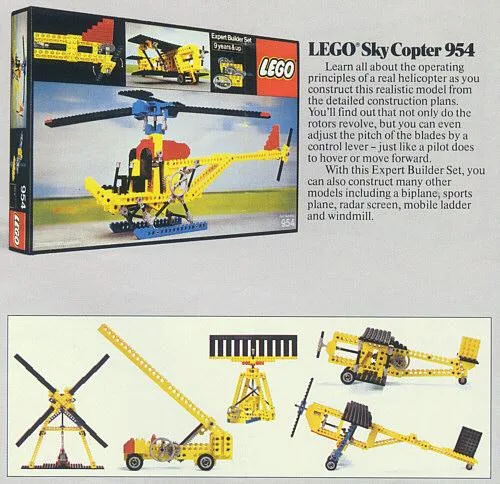 LEGO 954 Hélicoptère Céleste - prix et où acheter | Brick Broker