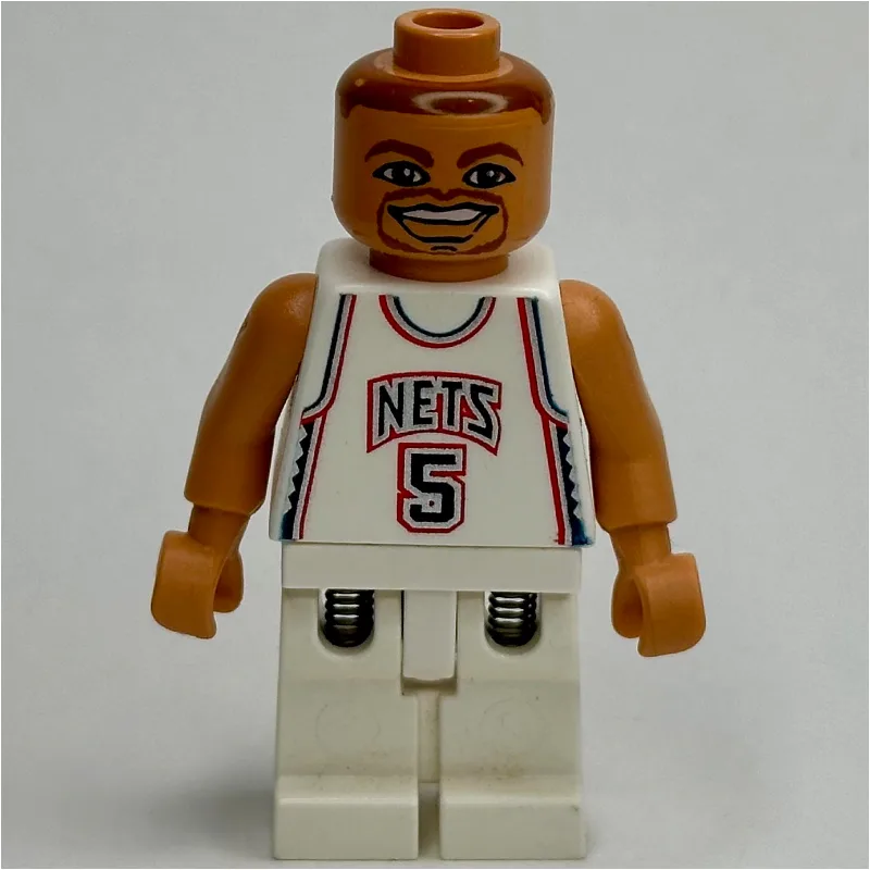 Jason Kidd, New Jersey Nets #5, White — dans quels sets LEGO ? (fig-007317) | Brick Broker