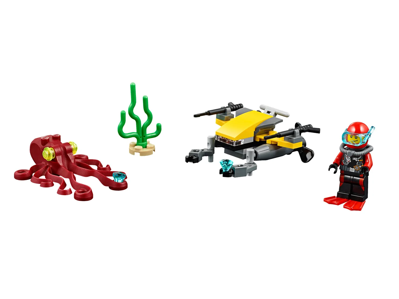 LEGO 60090 Trottinette de plongée en eaux profondes - prix | Brick Broker