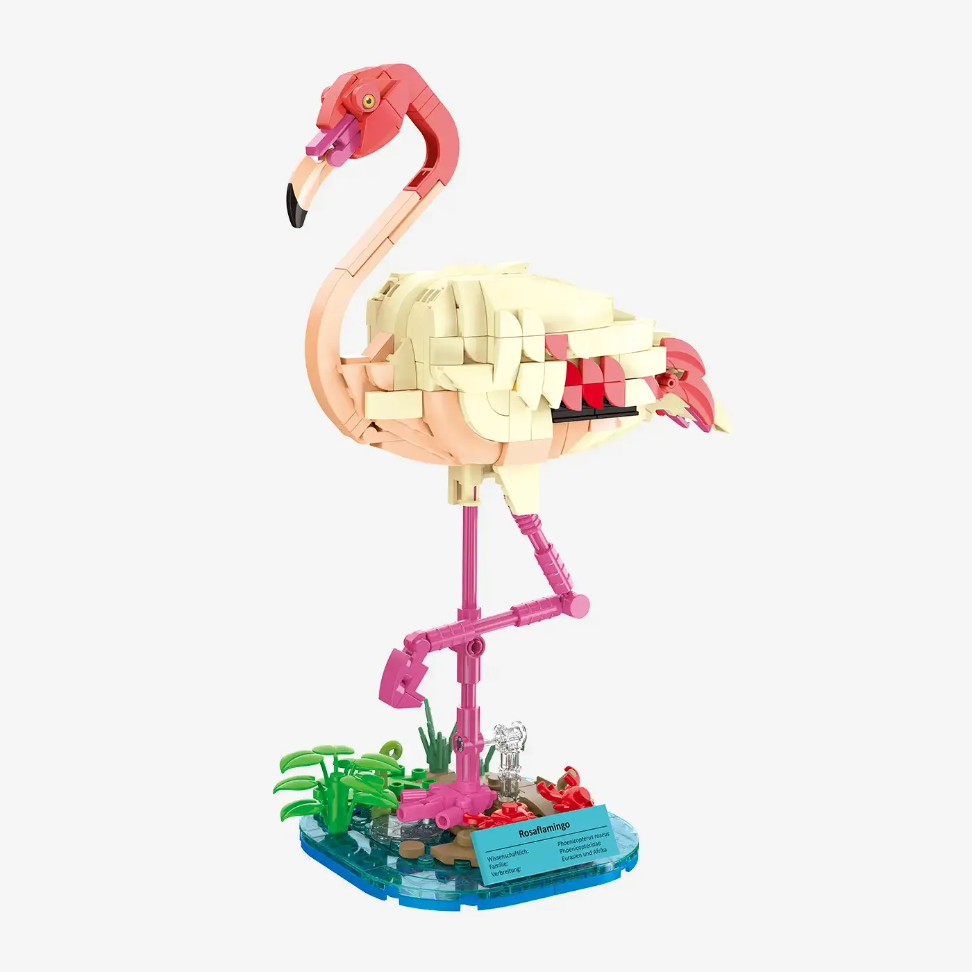 BlueBrixx Grand flamant rose (BB-109760) - prix | Brick Broker