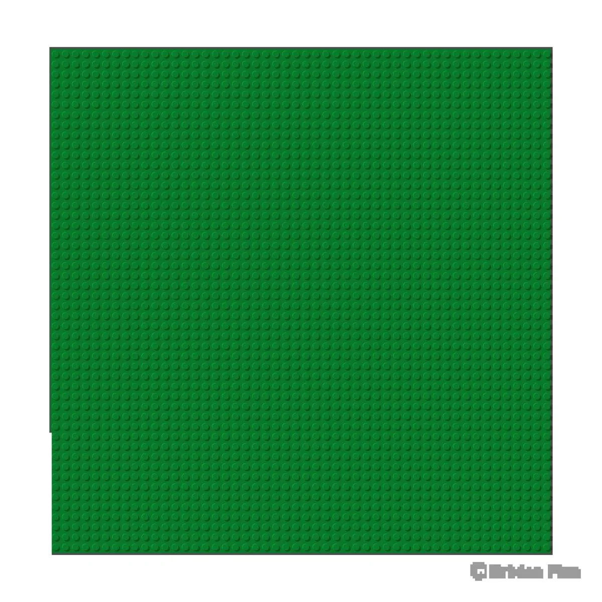 BRIXIES Plaque de base verte 50 x 50 tenons (BRIXIES-225.020) - prix | Brick Broker