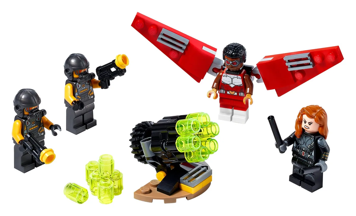LEGO 40418 Falken- & Schwarze Witwe-Team - preis | Brick Broker