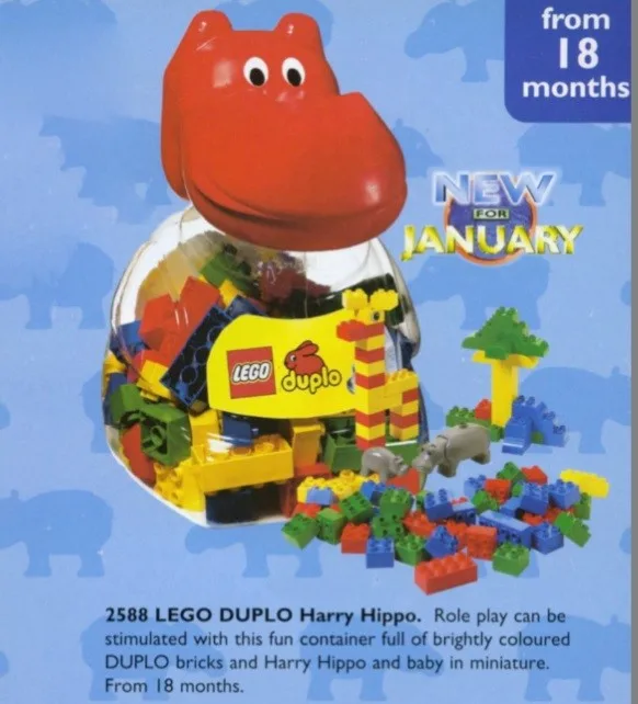 LEGO 2588 Hippopotame de Safari - prix et où acheter | Brick Broker