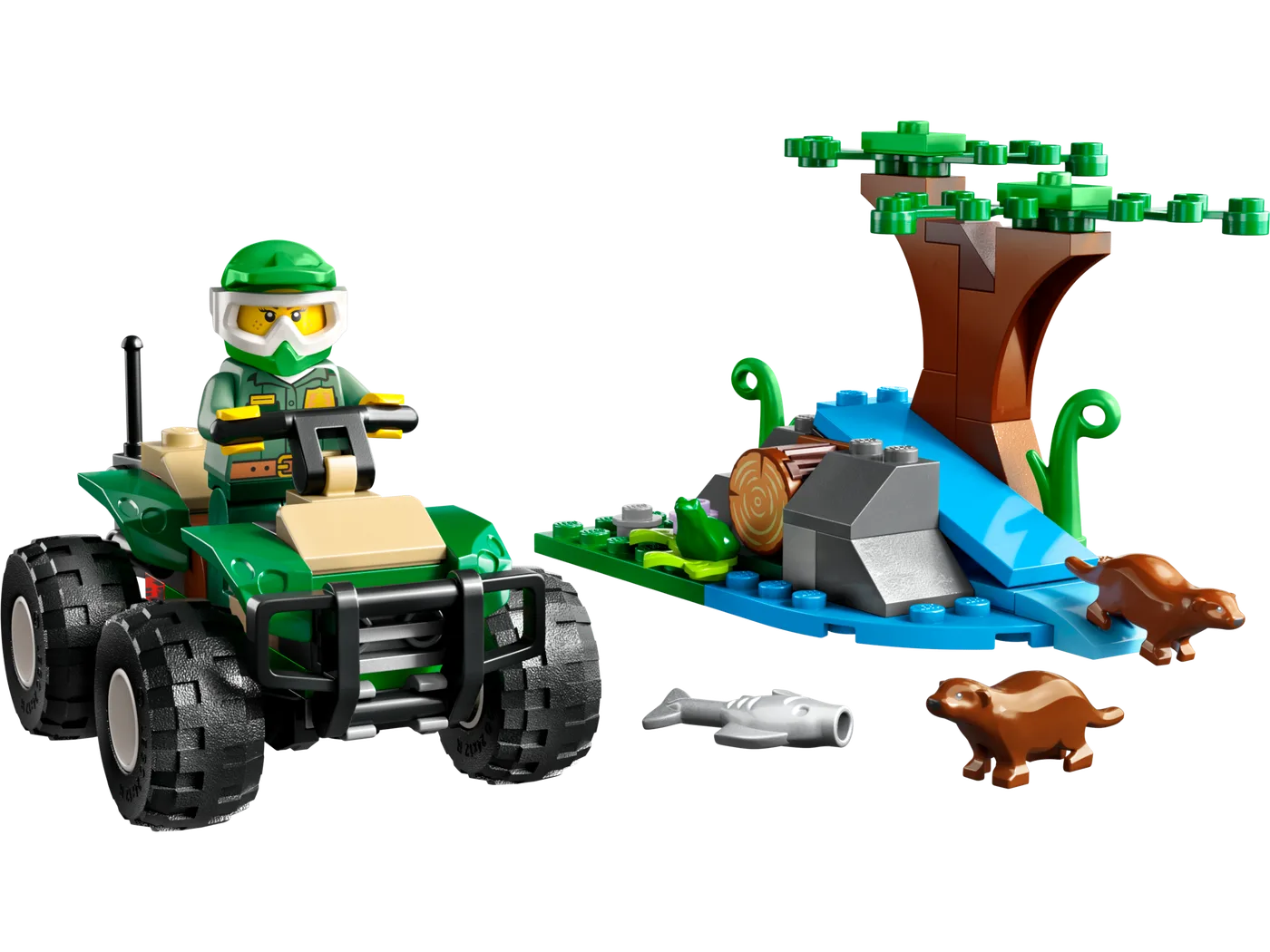 LEGO 60394 Quad et habitat de loutres - prix | Brick Broker