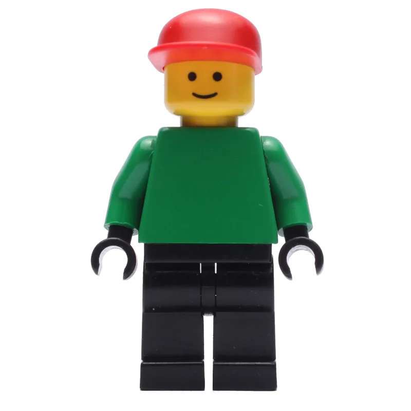 Soccer Player Goalie Green Torso, Black Legs,… — minifigurine LEGO | Brick Broker