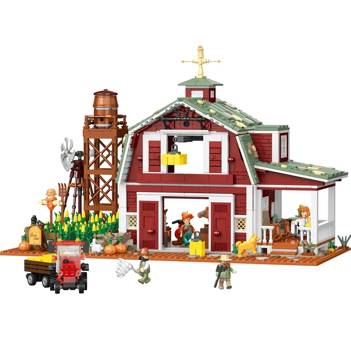 JIESTAR Ensemble de construction de ferme rustique (JS-X68003) - prix | Brick Broker