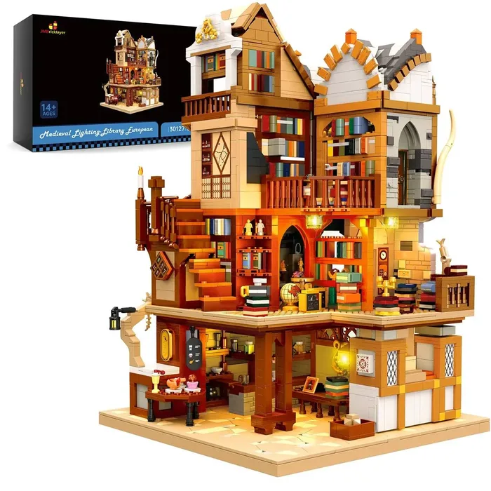 JMBricklayer Bibliothèque d'éclairage européen (JMB-30127) - prix | Brick Broker