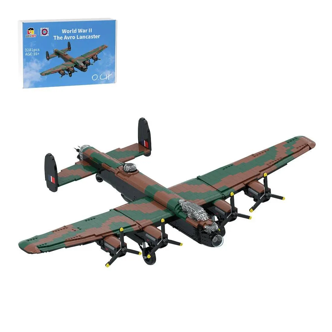 LesDiy Avion militaire britannique de la Seconde Guerre mondiale (LESDIY-3690396) - prix | Brick Broker