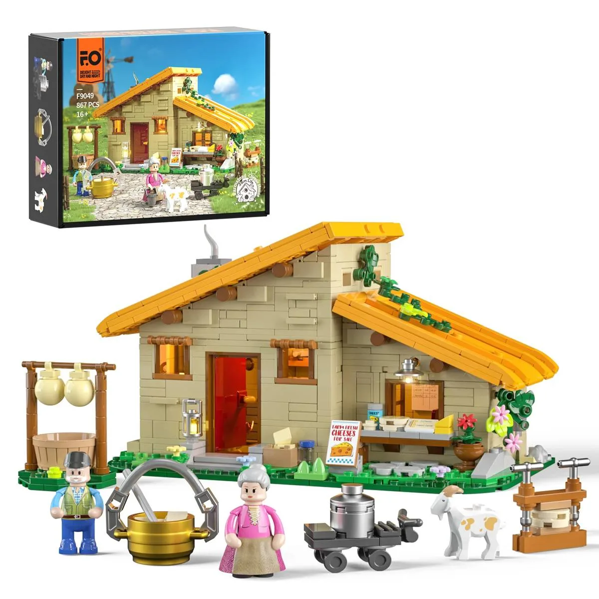 Lumibricks Maison Fromagerie de la Ferme (LUMI-F9049) - prix | Brick Broker