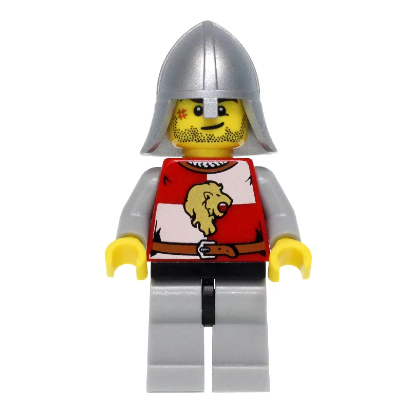Lion Knight, Helmet, Stubble and Scar — dans quels sets LEGO ? (fig-010105) | Brick Broker