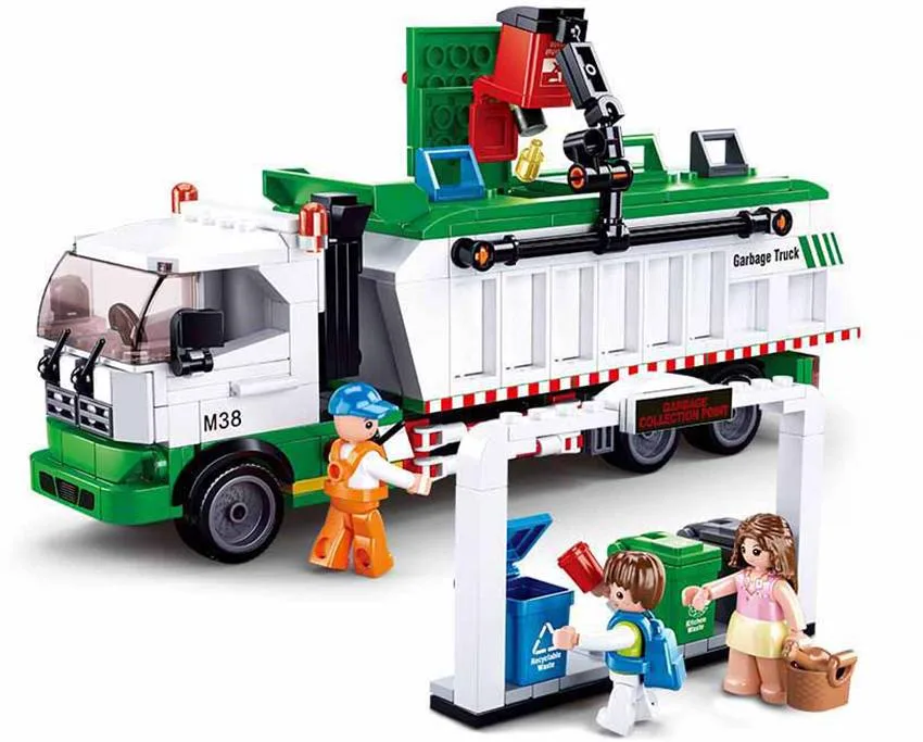 Sluban Service de collecte des déchets triés (SLB-M38-B0780) - prix | Brick Broker