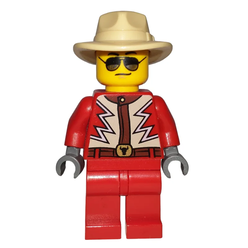 Red Torso, Red Legs, Tan Hat — dans quels sets LEGO ? (fig-009378) | Brick Broker