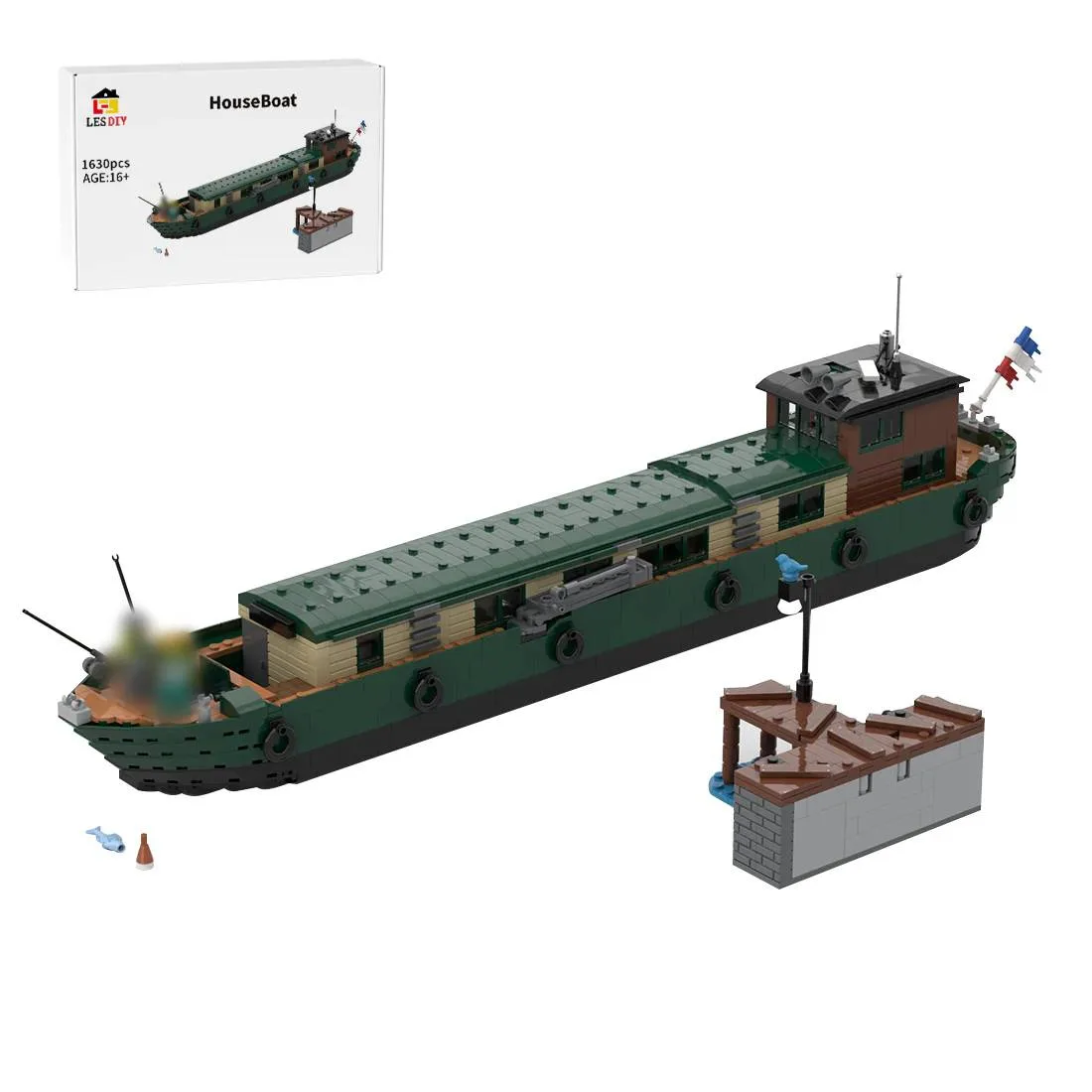 LesDiy Bateau-maison classique du canal européen (LESDIY-3729755) - prix | Brick Broker