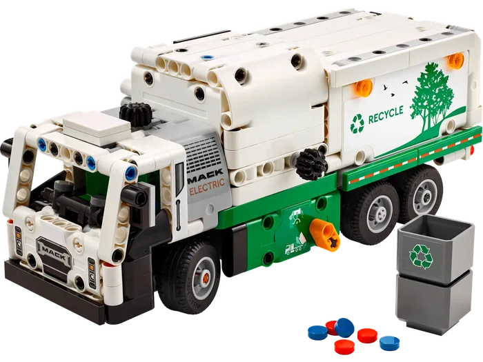 LEGO 42167 Camion poubelle électrique Mack LR - prix | Brick Broker