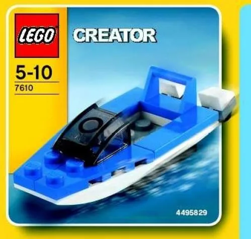 LEGO 7610 Bateau à moteur - prix et où acheter | Brick Broker