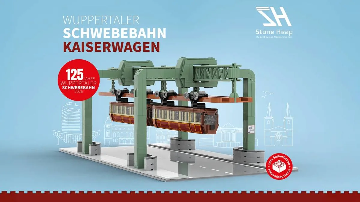 Stone Heap Monorail suspendu - Kaiserwagen (SH-8008) - prix | Brick Broker