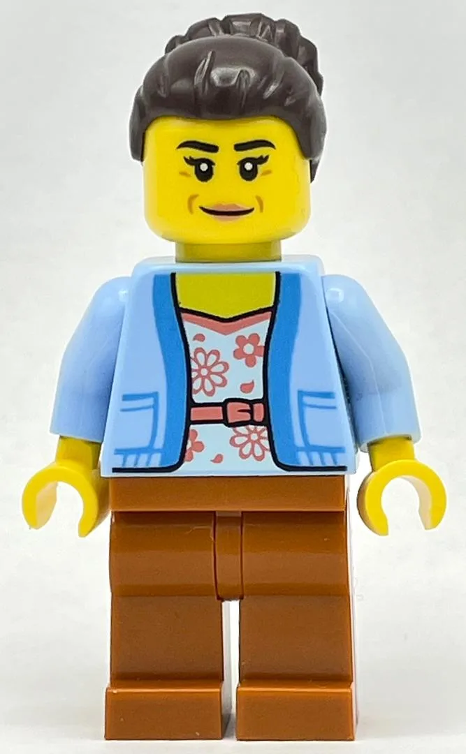 Club Owner - Bright Light Blue Torso, Dark Or… — minifigurine LEGO | Brick Broker