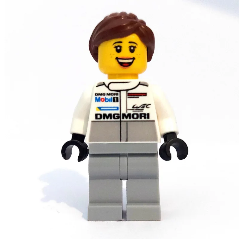 Mechanic, White Torso, Light Bluish Grey Legs… — minifigurine LEGO | Brick Broker