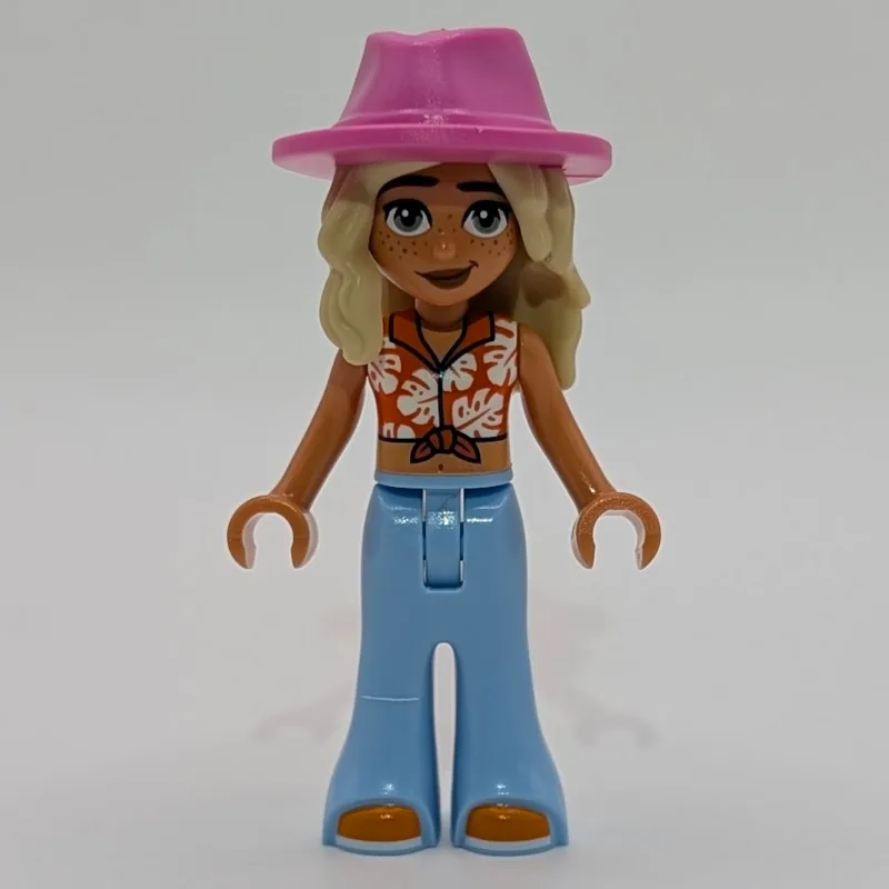 Sage, Reddish Orange Top, Bright Light Blue P… — minifigurine LEGO | Brick Broker