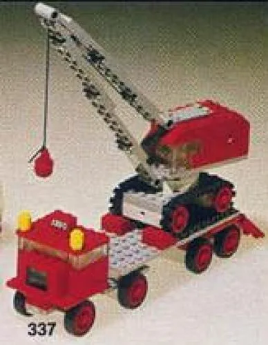 LEGO 337 Camion avec grue et chenilles - prix | Brick Broker