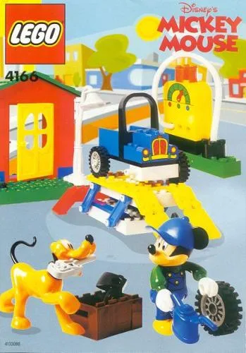 LEGO 4166 Le Garage de Voitures de Mickey - prix | Brick Broker