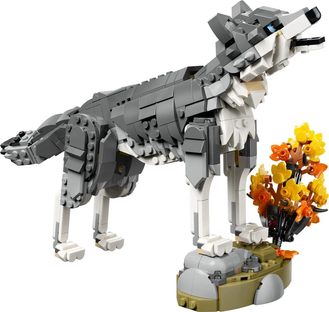 LEGO 31393 Animaux de la forêt : Loup gris - prix | Brick Broker