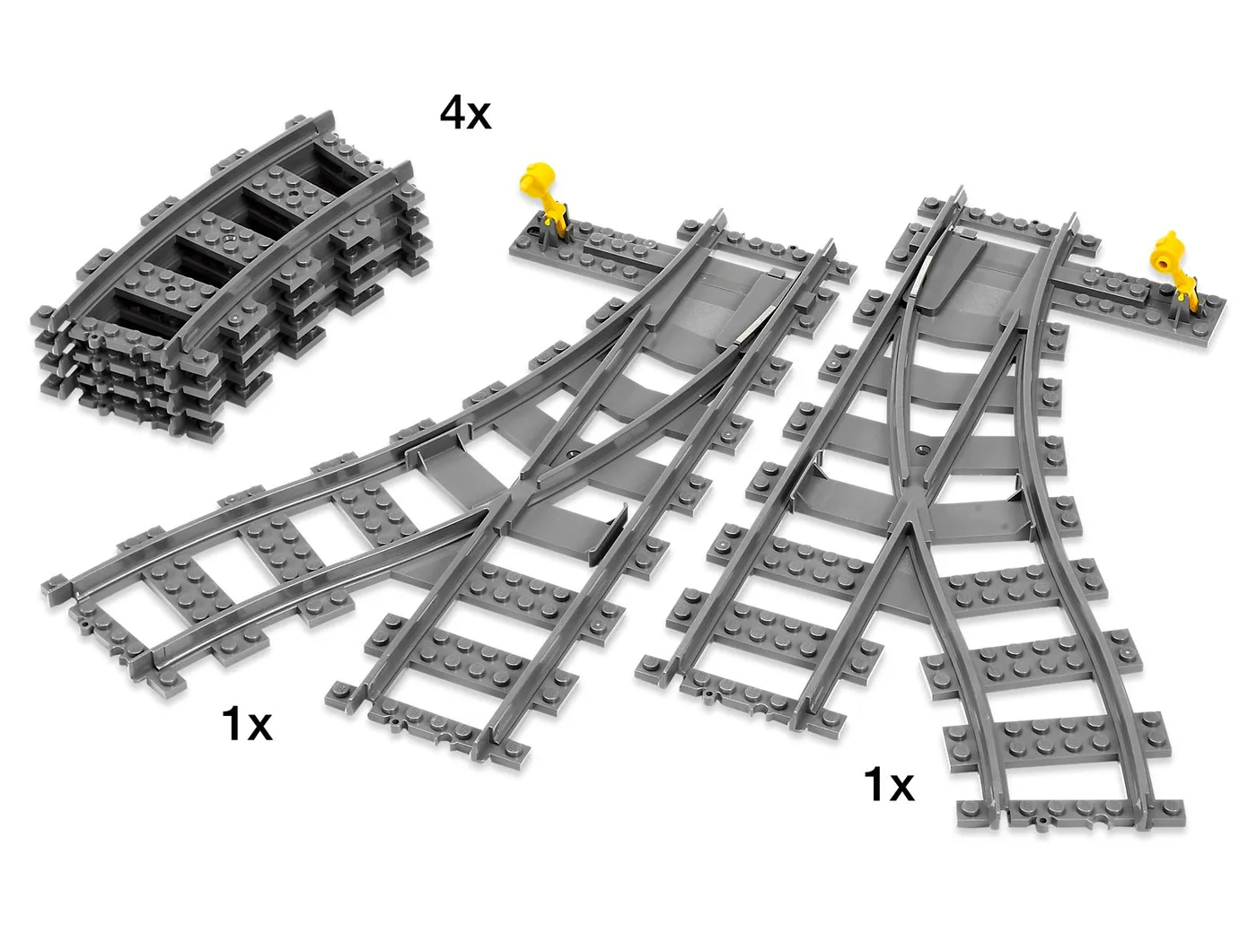 LEGO 7895 Voie de changement pour trains RC - prix | Brick Broker