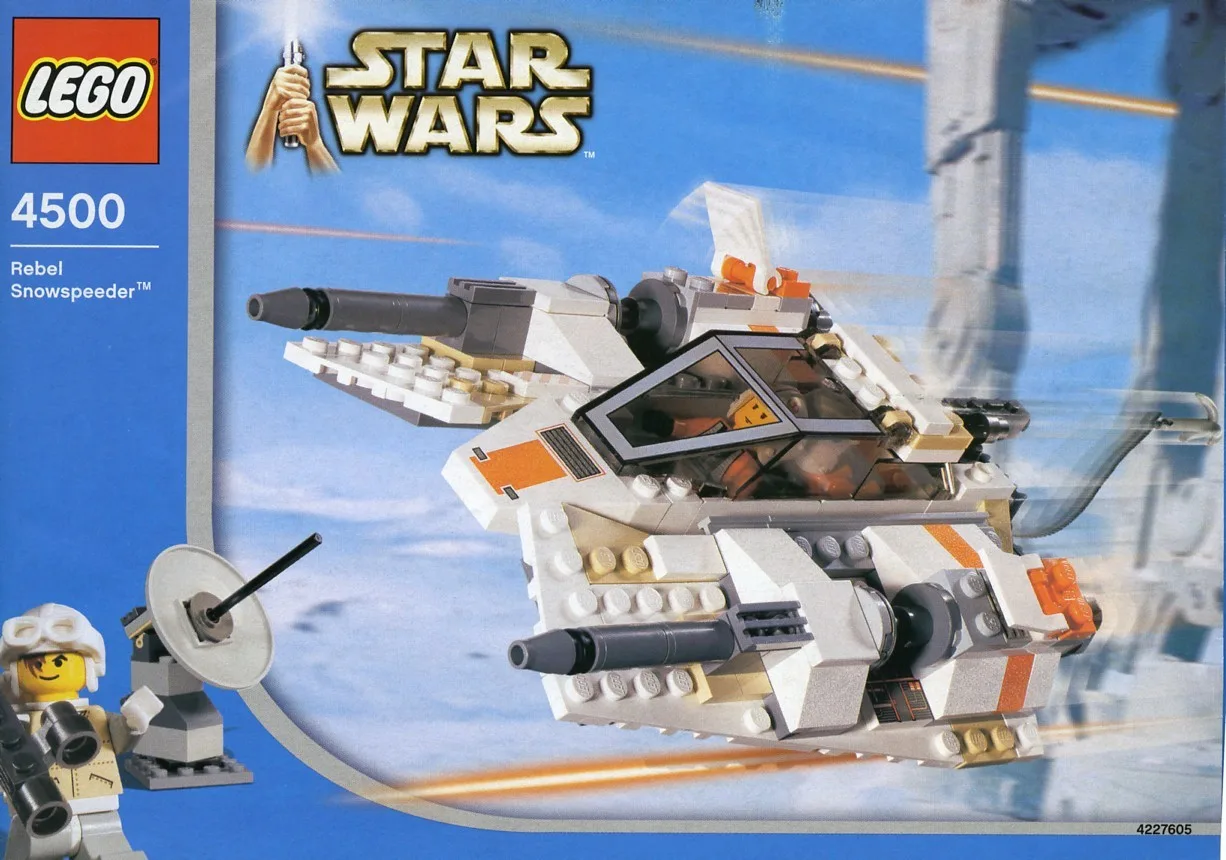 LEGO 4500 Snowspeeder Rebelle [Version révisée] - Boîte Bleue - prix | Brick Broker