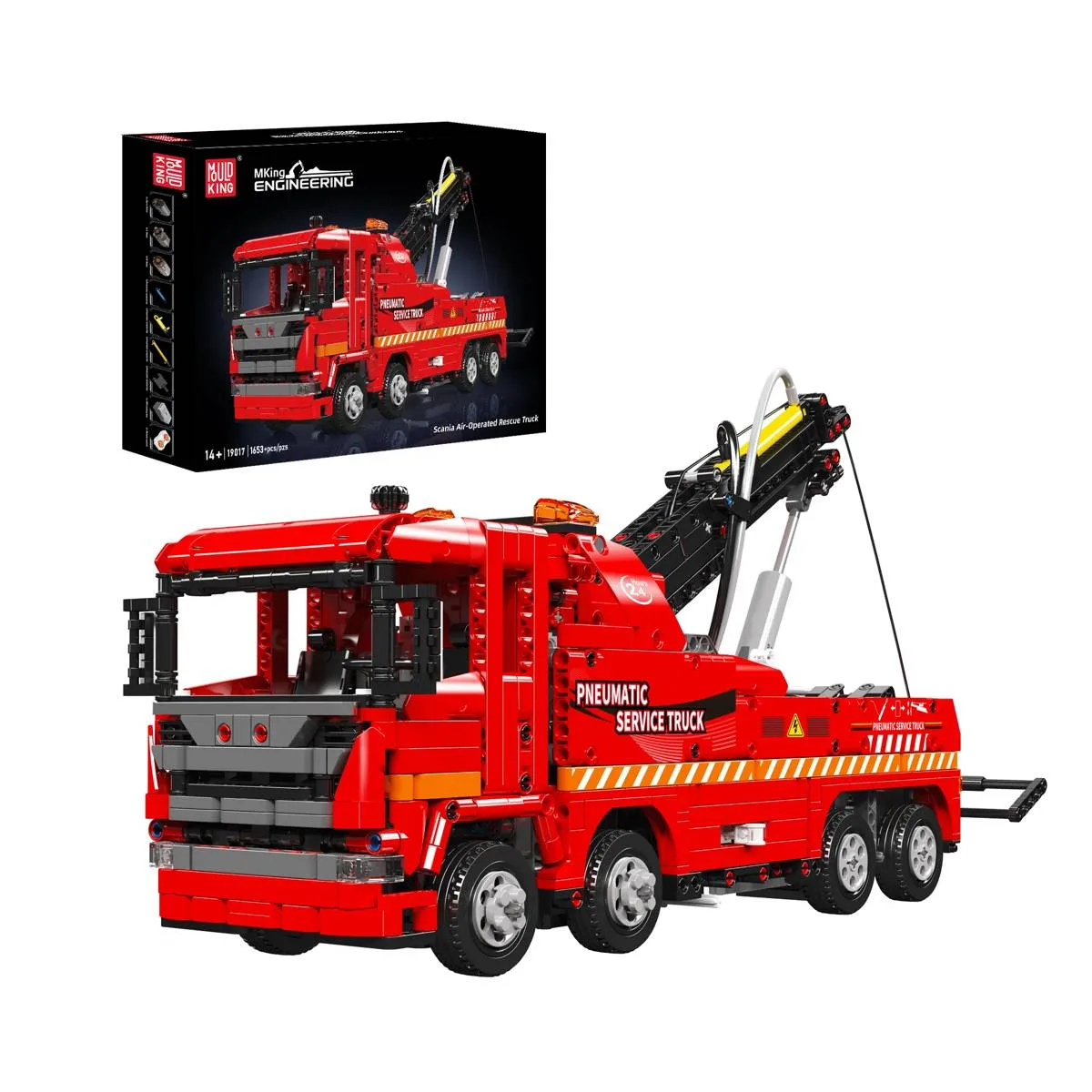 Mould King Camion de Secours à Commande Pneumatique (MOU-19017) - prix | Brick Broker