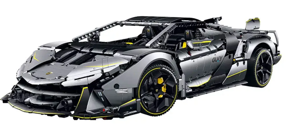 JIESTAR Kit de modèle de supercar électroplaquée 1:8 GULY 10638 (JS-10638) - prix | Brick Broker
