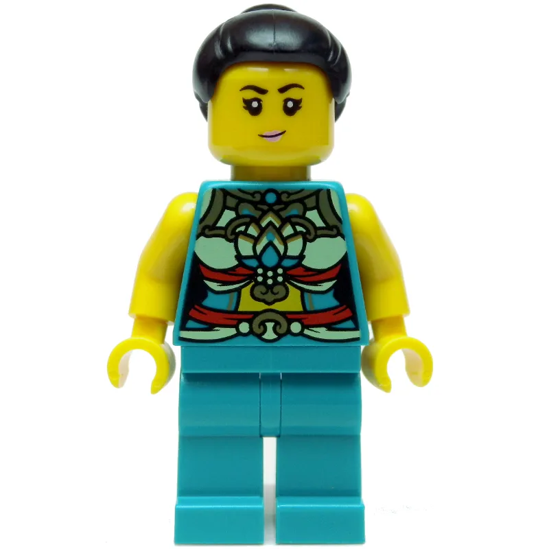 Dark Turquoise Torso, Chinese Decorations, Da… — minifigurine LEGO | Brick Broker