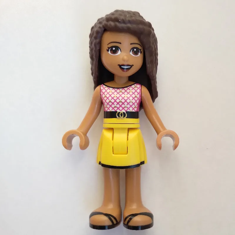 Andrea - Magenta and White Top, Yellow Skirt — minifigurine LEGO | Brick Broker