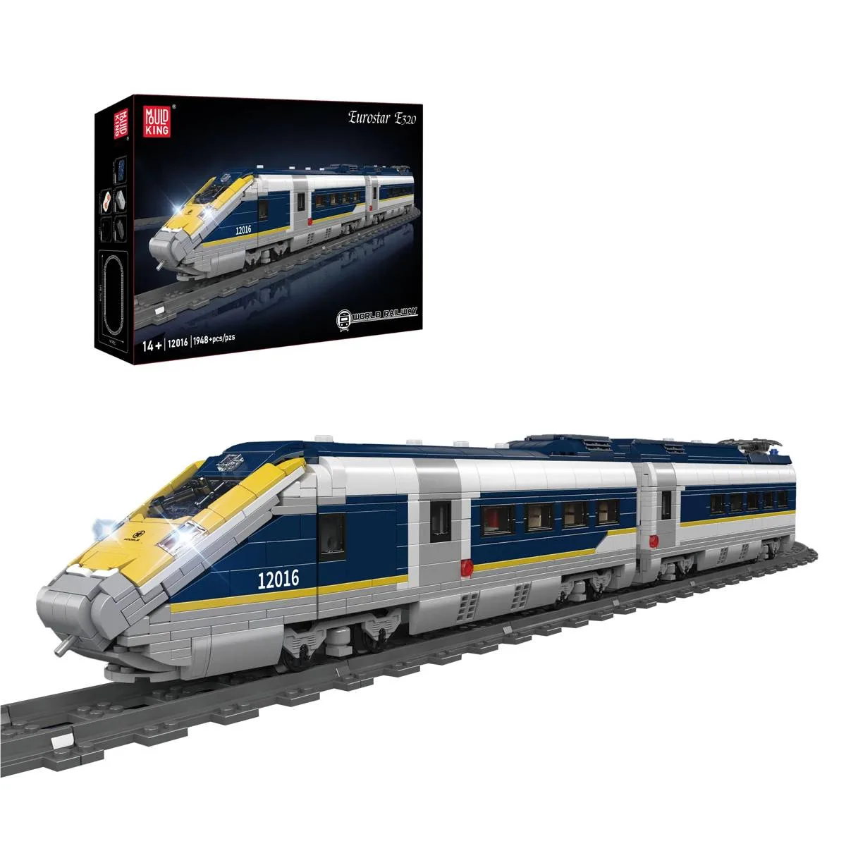 Mould King Train à grande vitesse Eurostar E320 (MOU-12016) - prix | Brick Broker